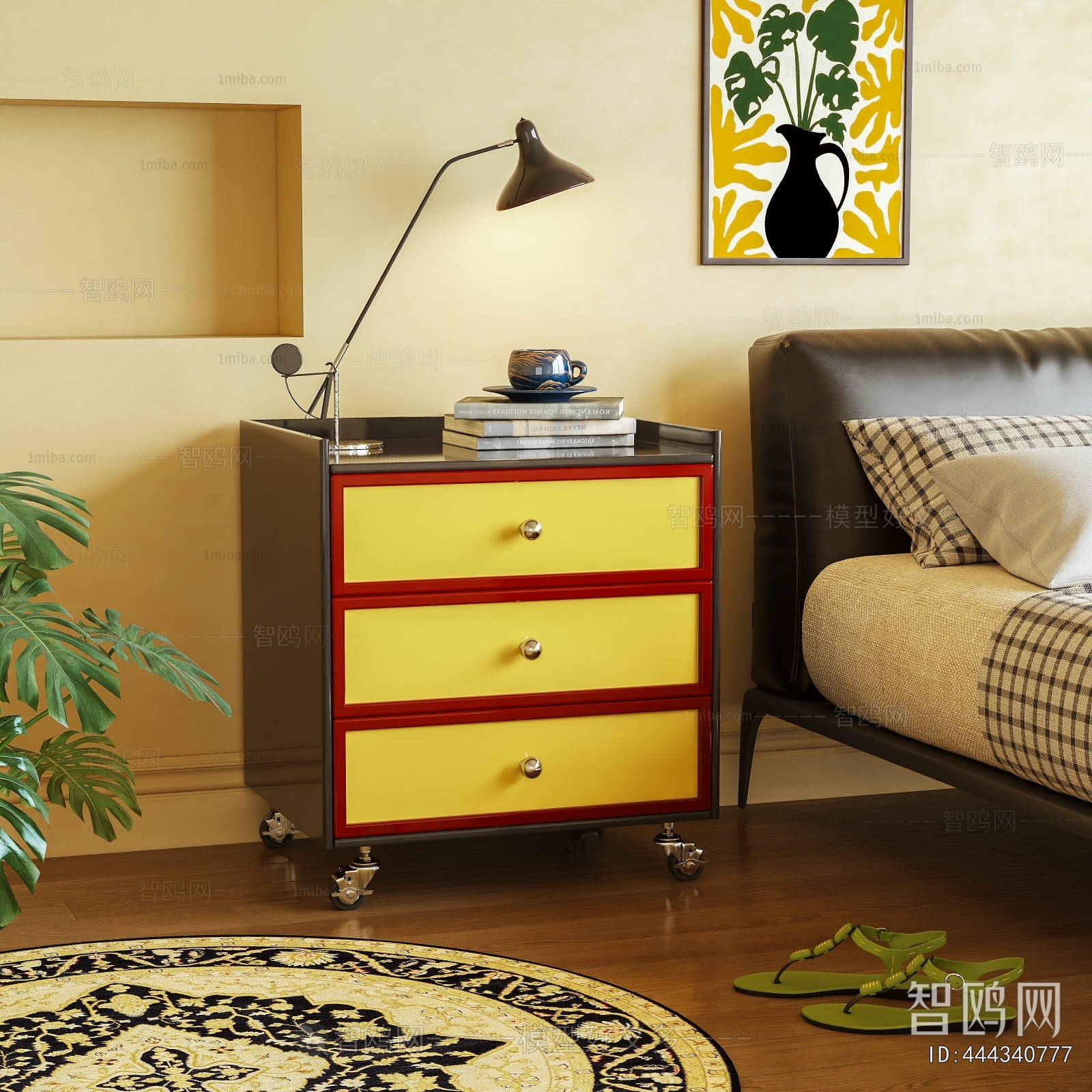 Modern Bedside Cupboard