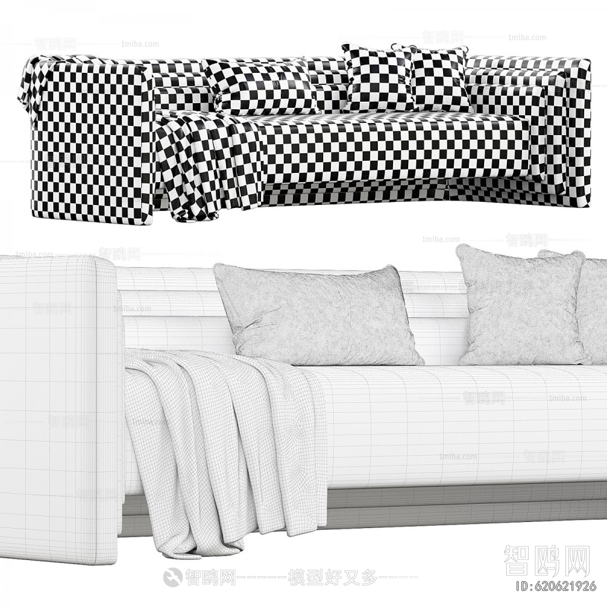 Modern Three-seat Sofa