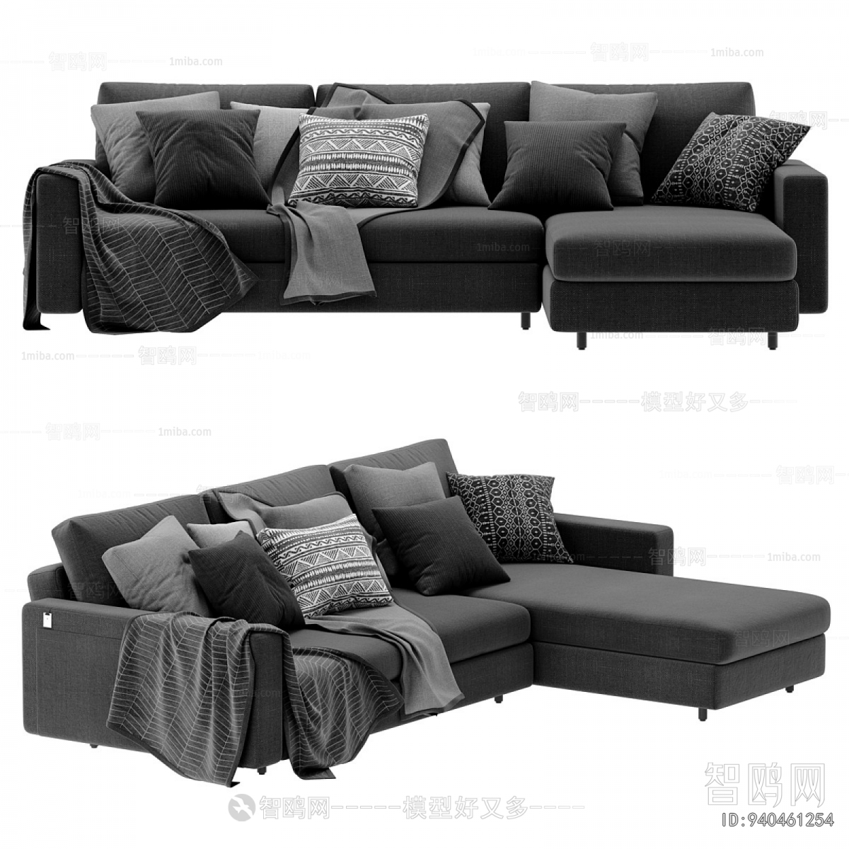 Modern Multi Person Sofa