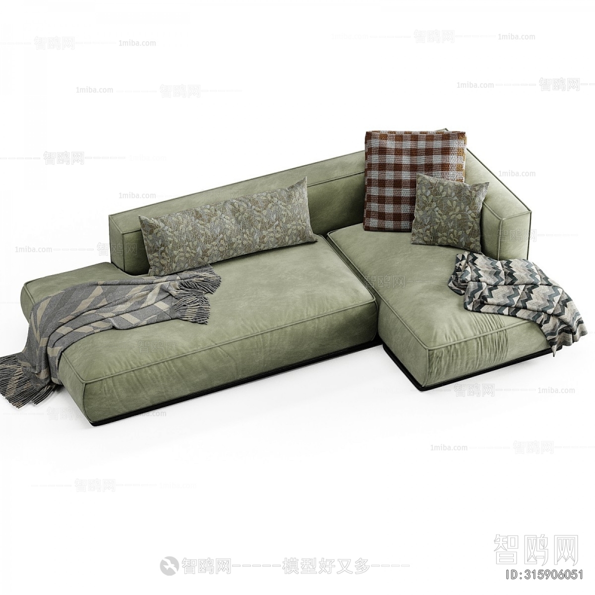 Modern Three-seat Sofa