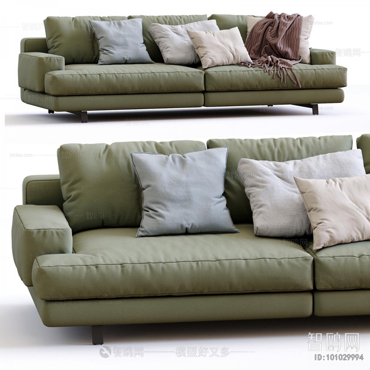 Modern Multi Person Sofa