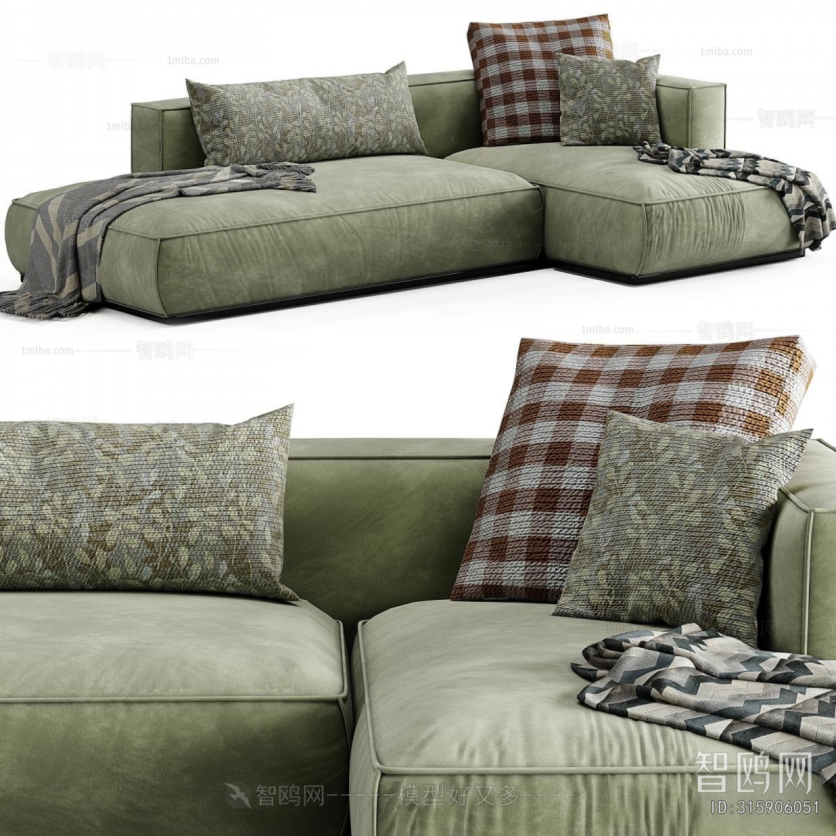 Modern Three-seat Sofa