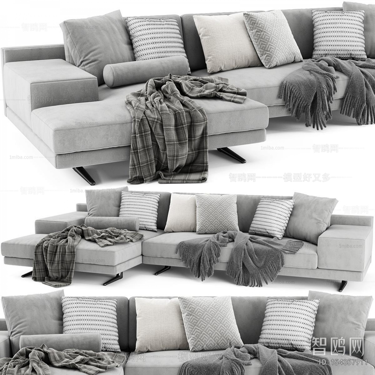 Modern Multi Person Sofa