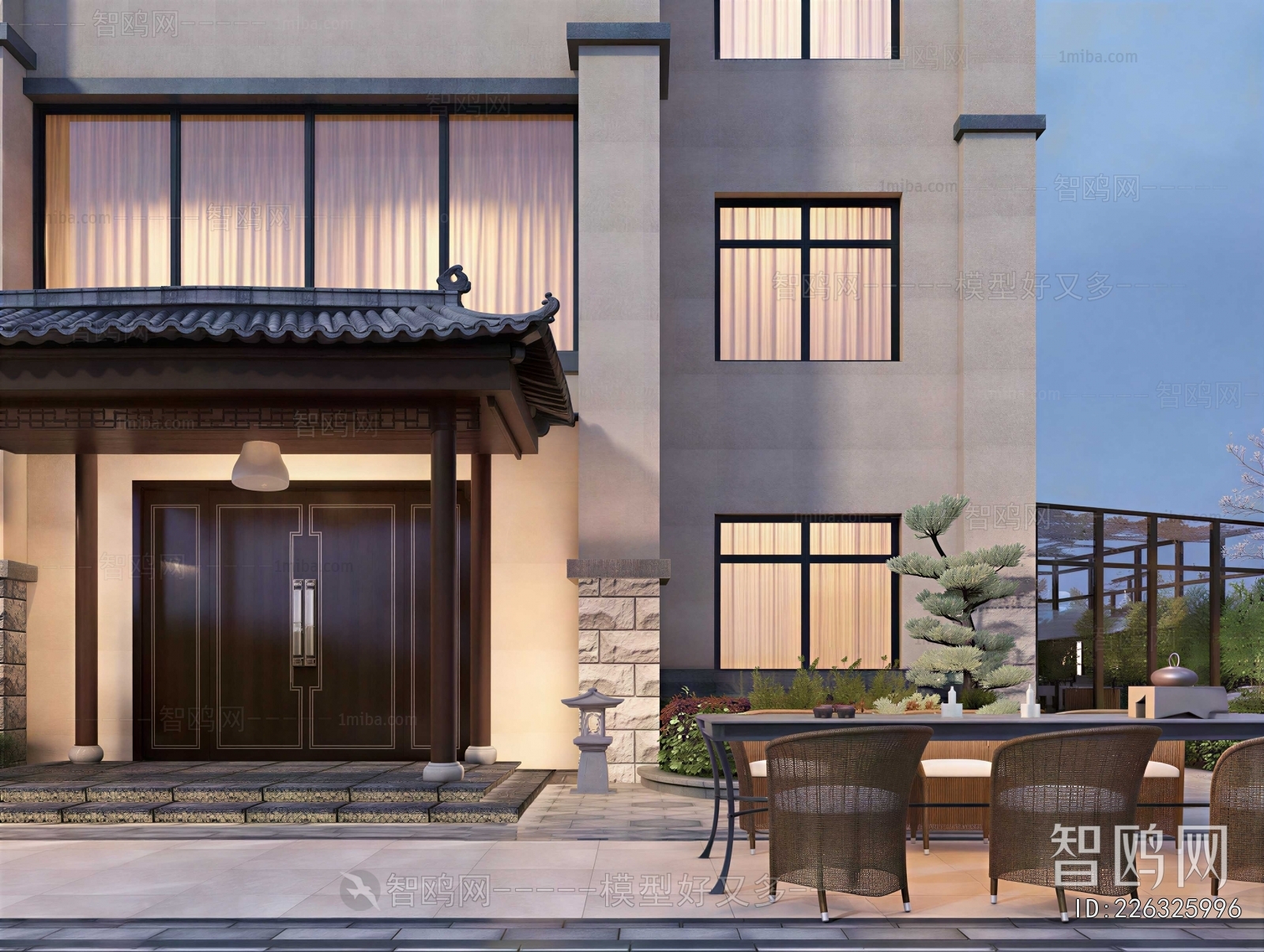 Modern Courtyard/landscape