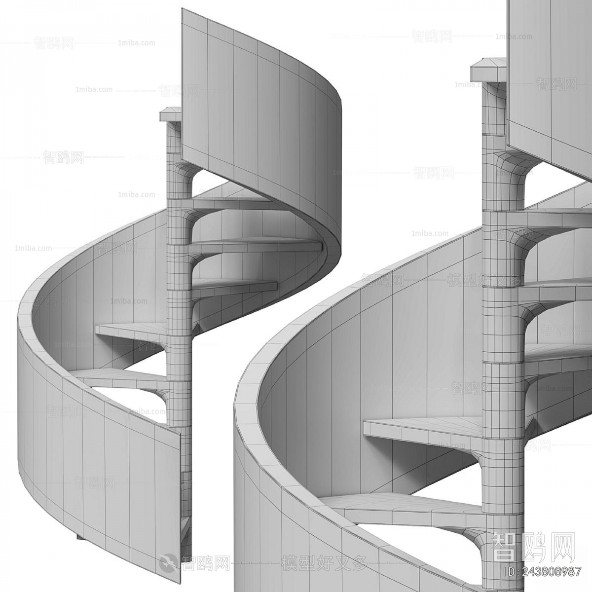 Modern Rotating Staircase