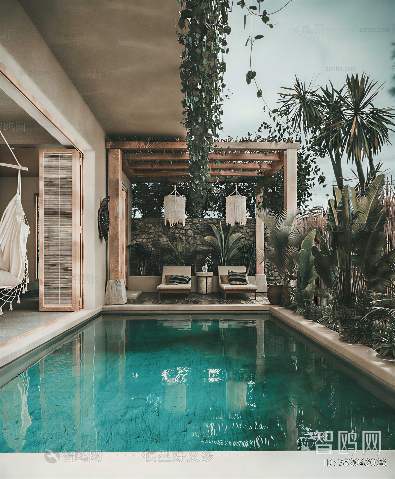 Modern Courtyard/landscape