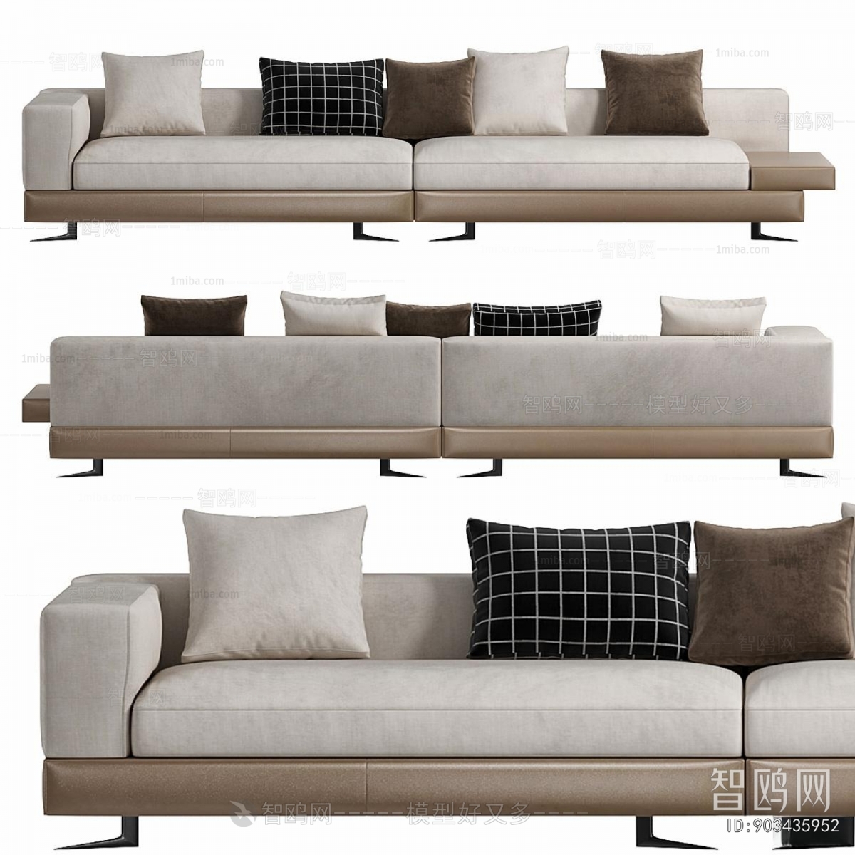 Modern Multi Person Sofa