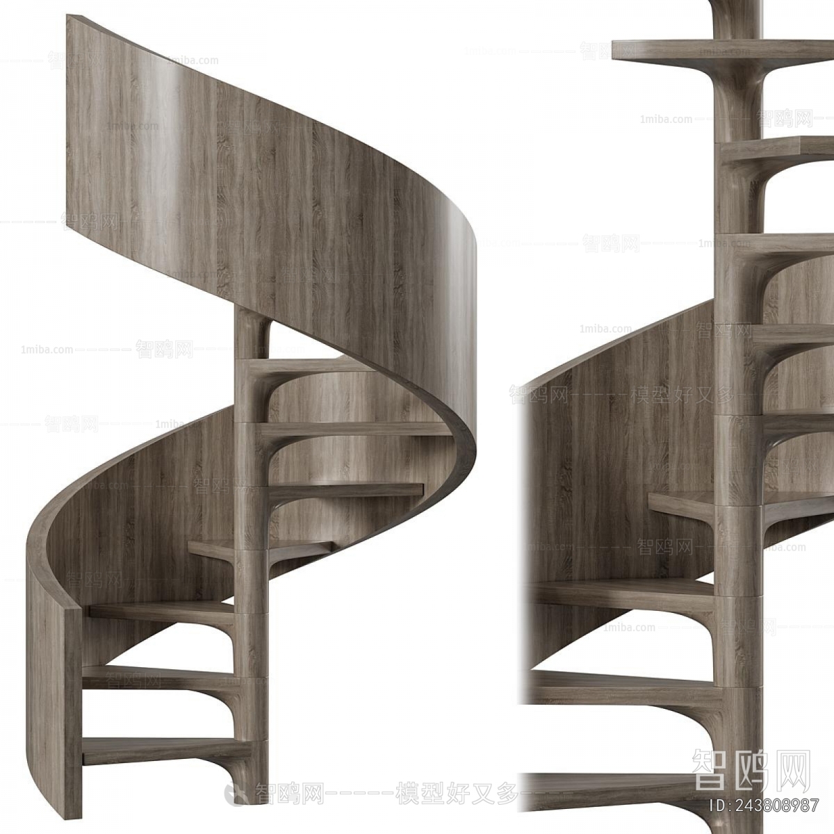 Modern Rotating Staircase