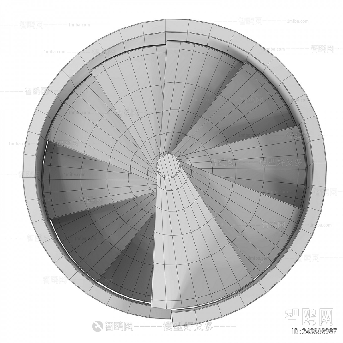 Modern Rotating Staircase