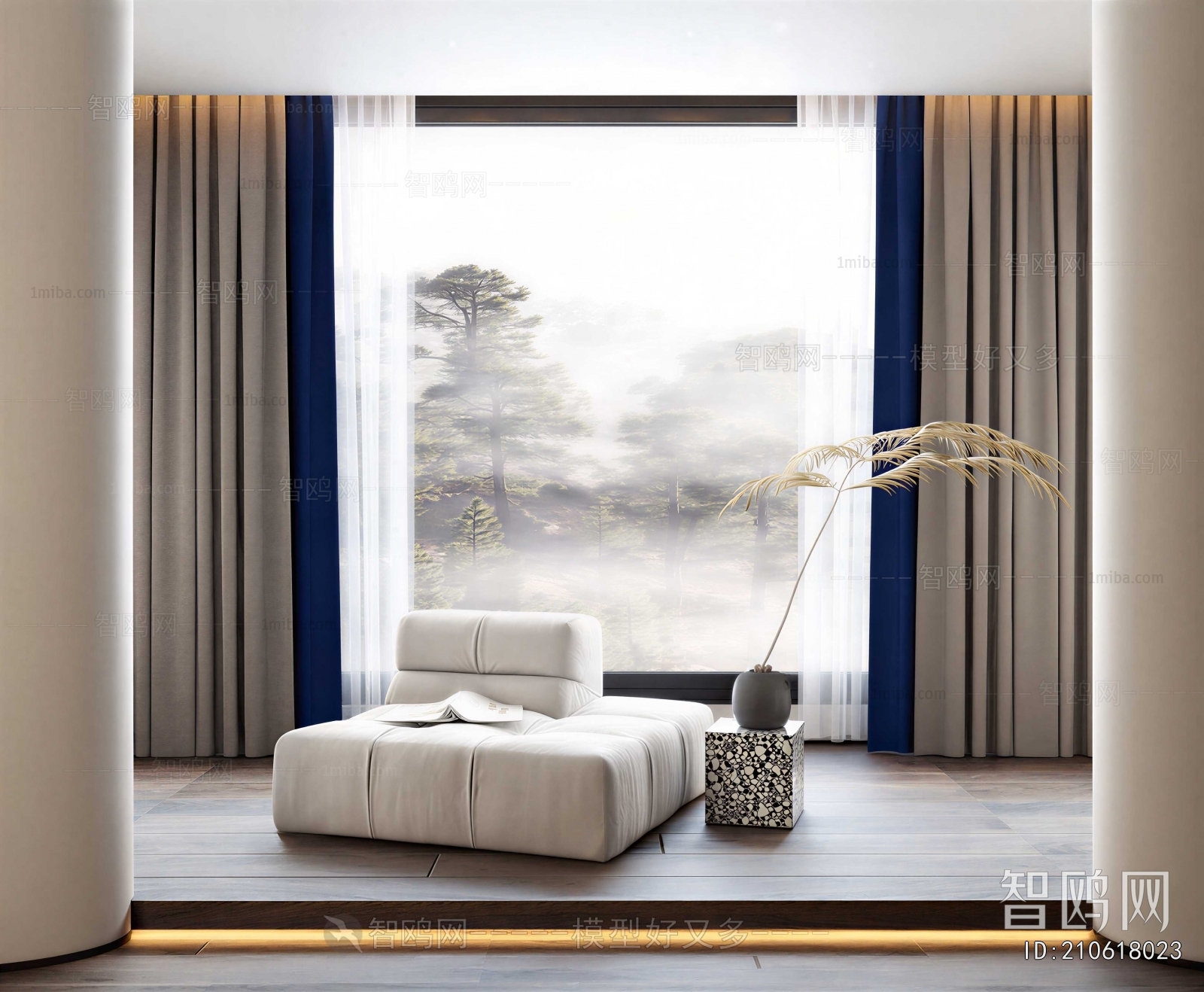 Modern The Curtain