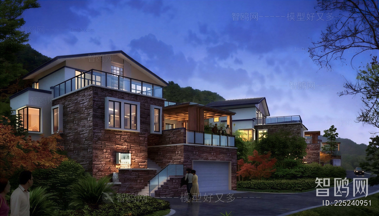 Simple European Style Villa Appearance