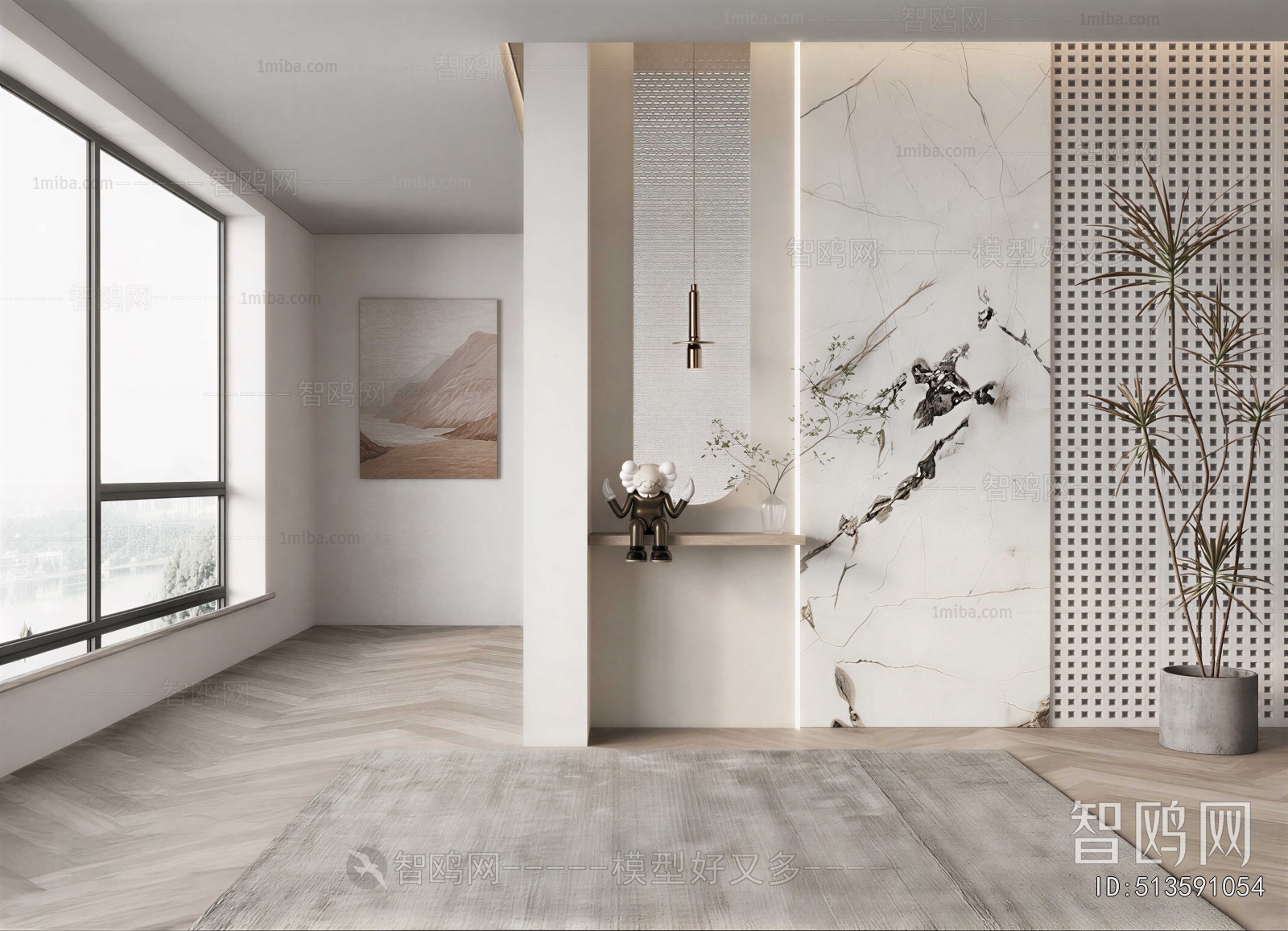 New Chinese Style Hallway