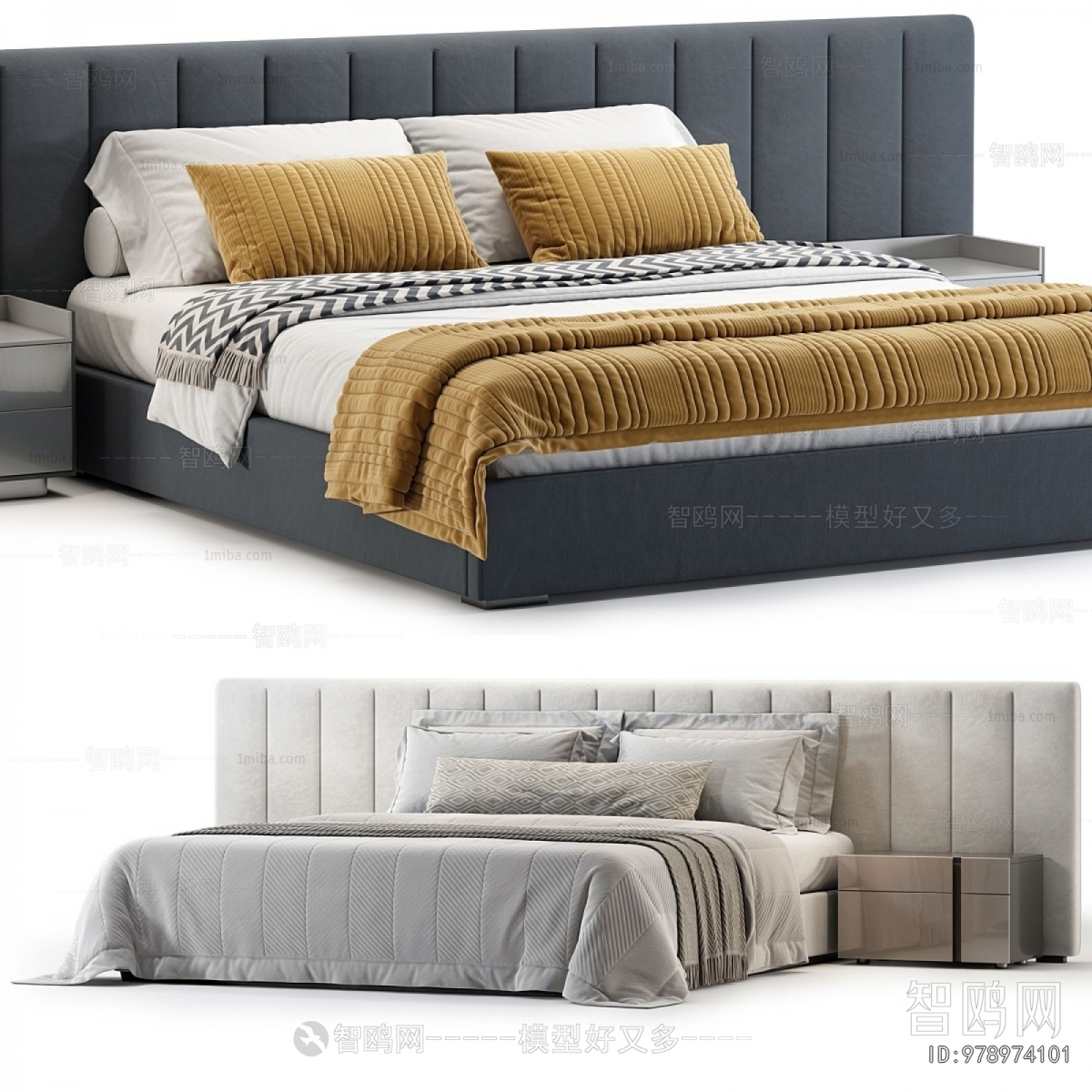 Modern Double Bed