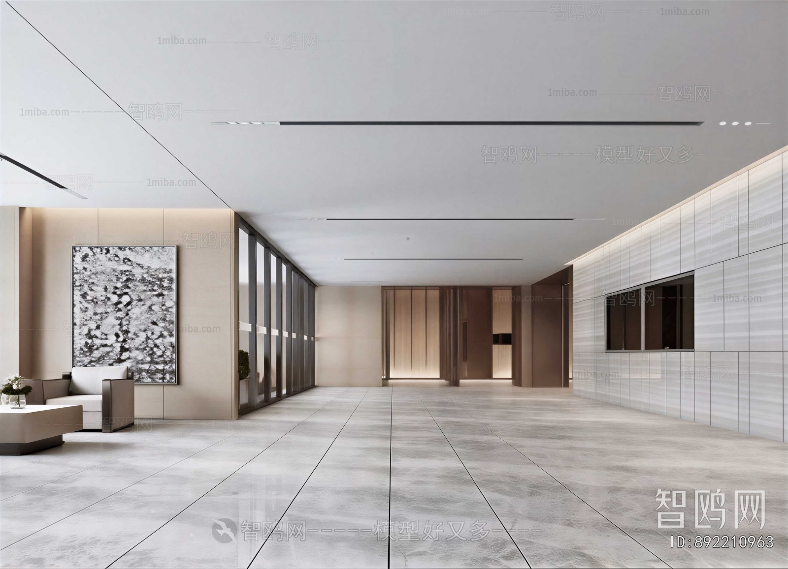 Modern Office Reception Desk