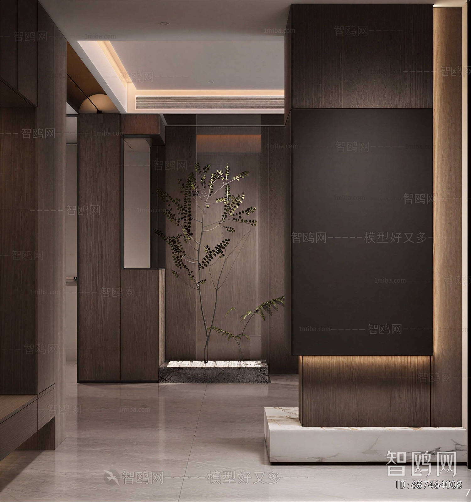 Modern Hallway