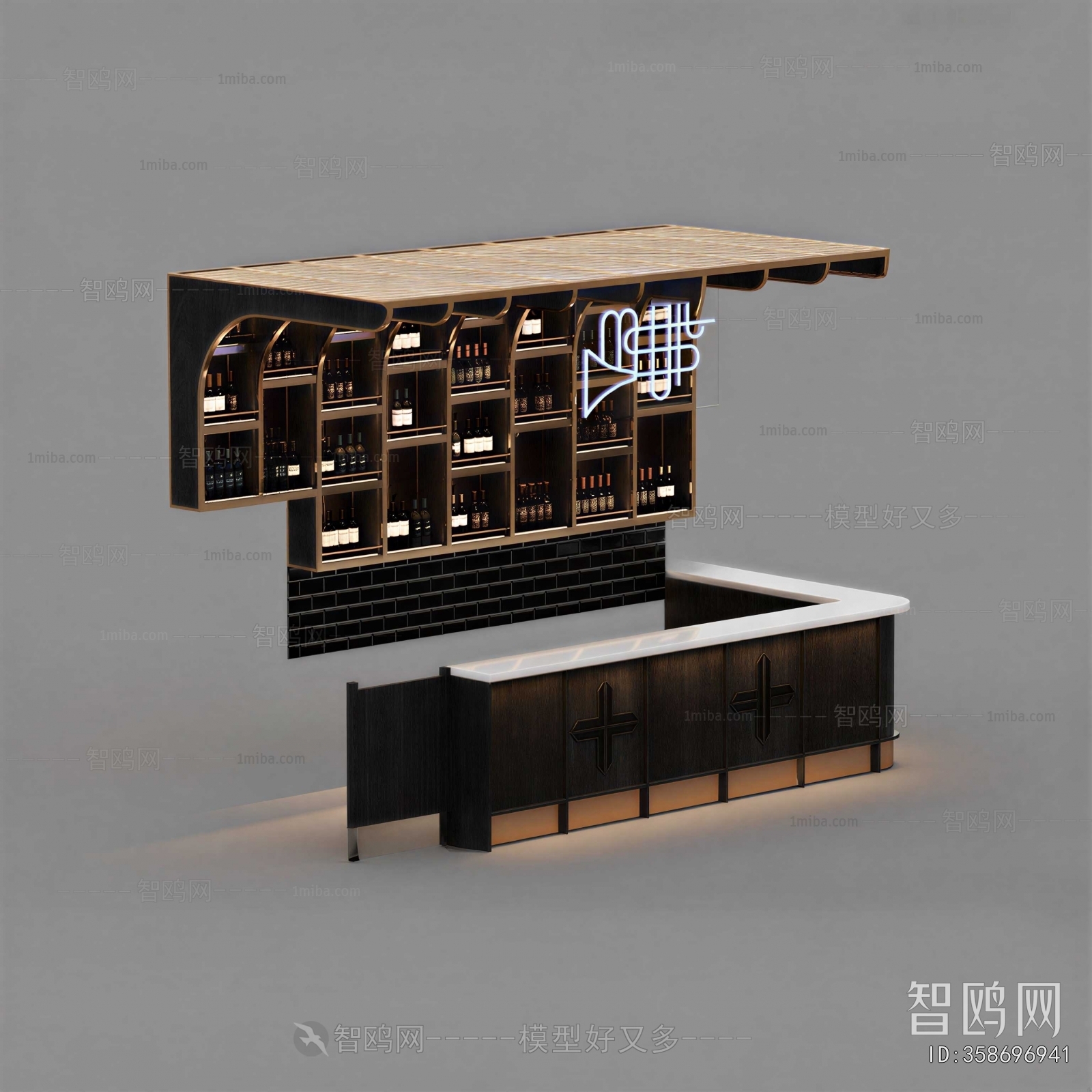 Modern Counter Bar