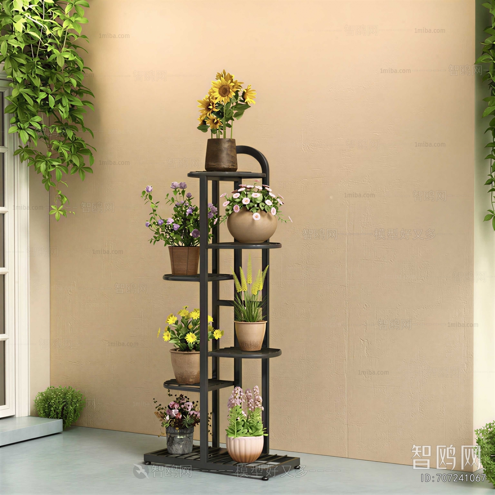 Modern Flower Rack
