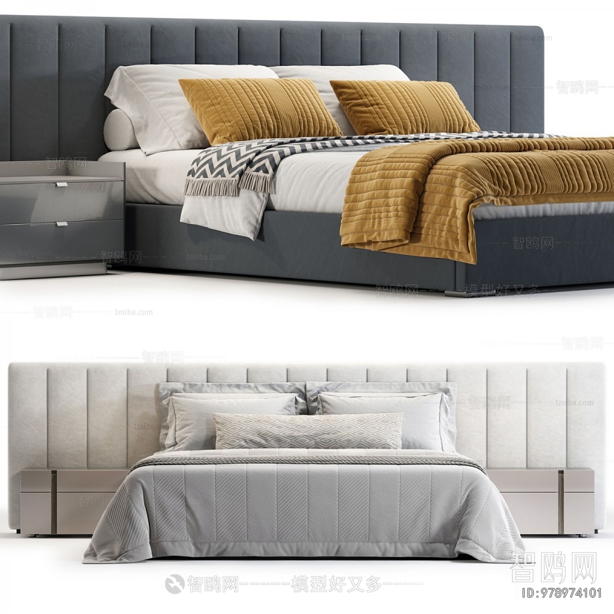 Modern Double Bed