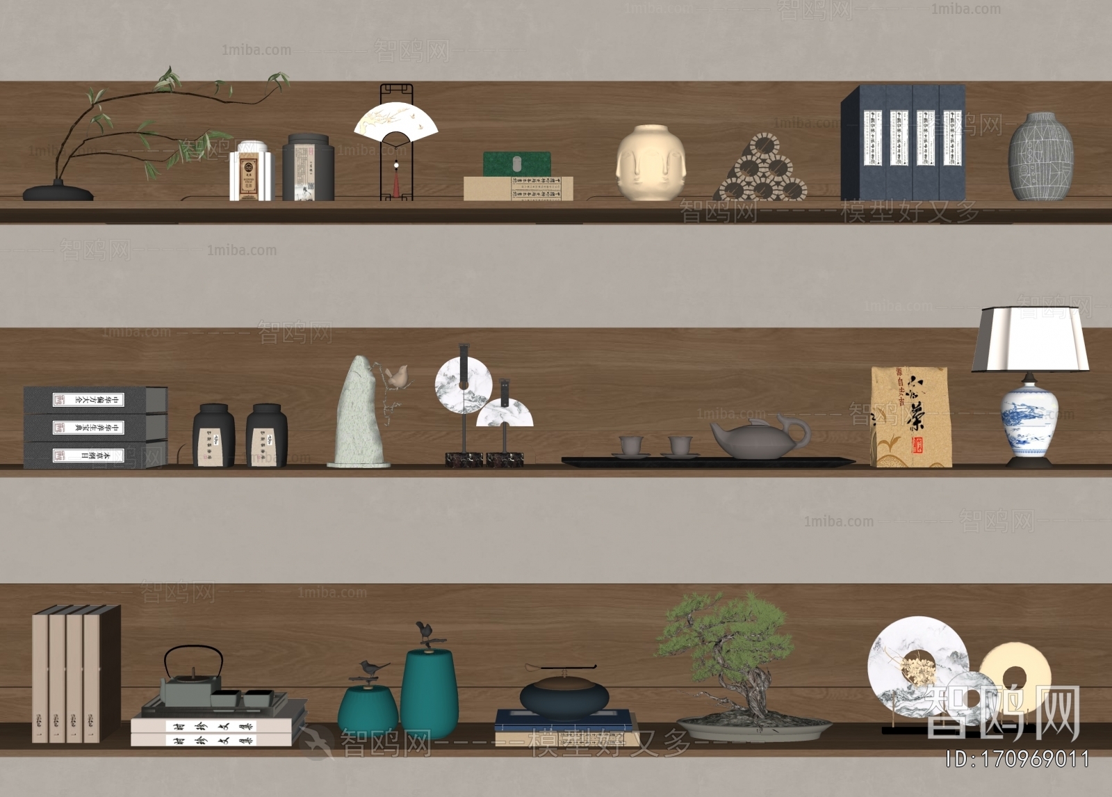New Chinese Style Decorative Set