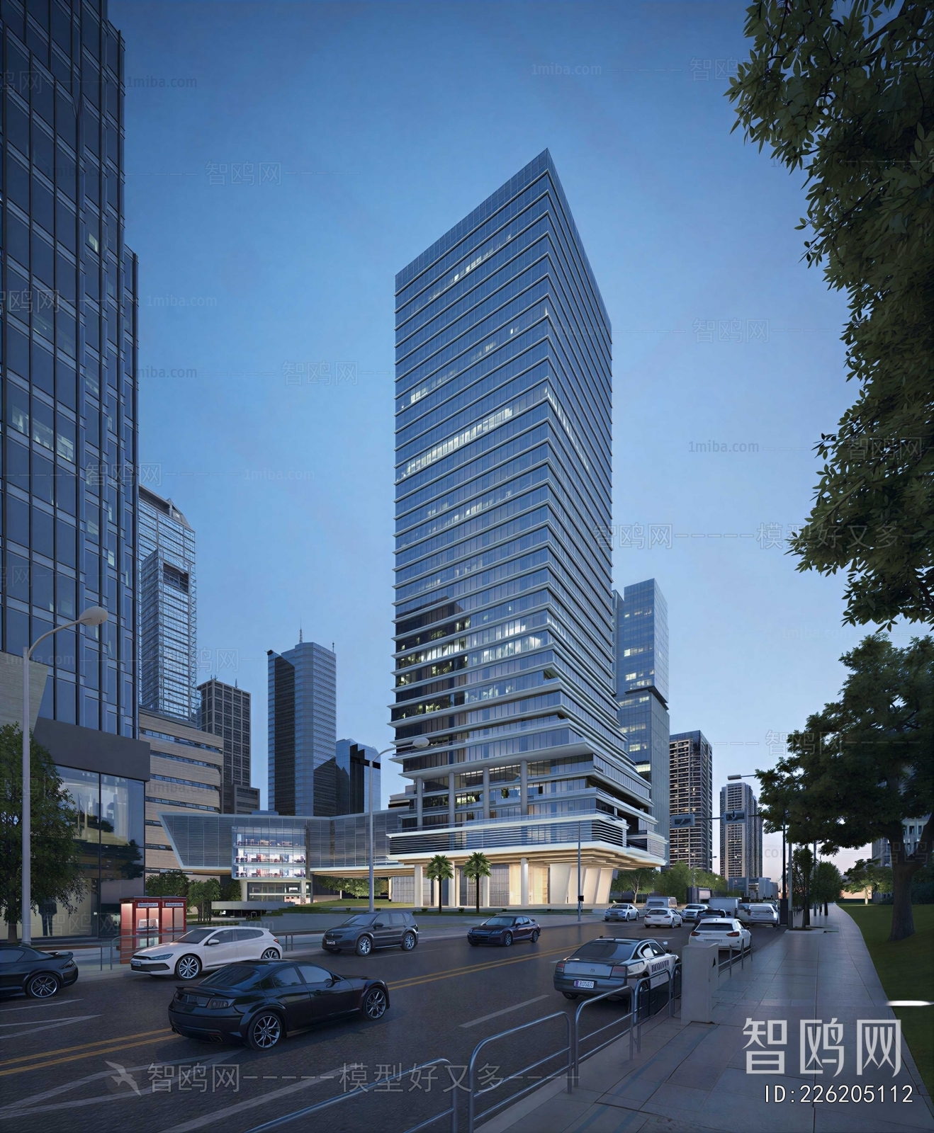 Modern Appearance Of Commercial Building