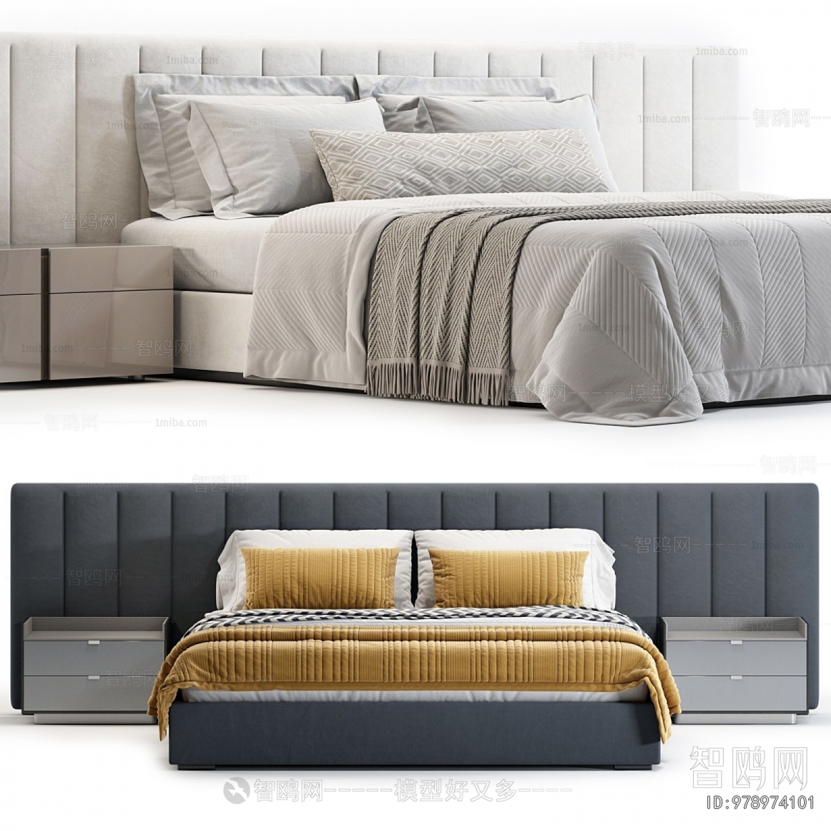 Modern Double Bed