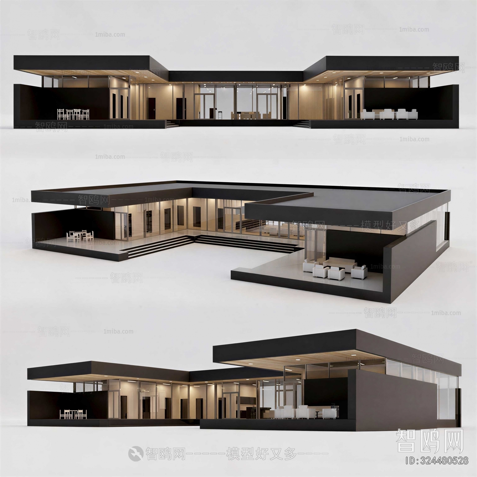 New Chinese Style Building Appearance