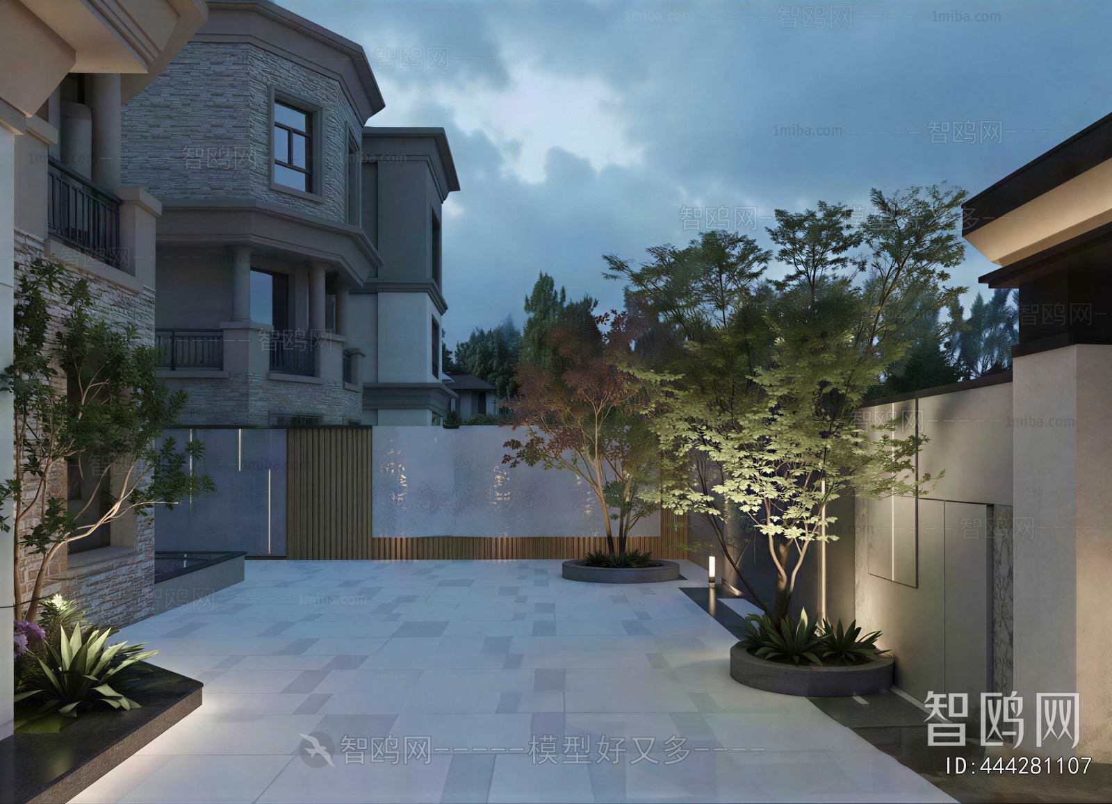 Modern Courtyard/landscape