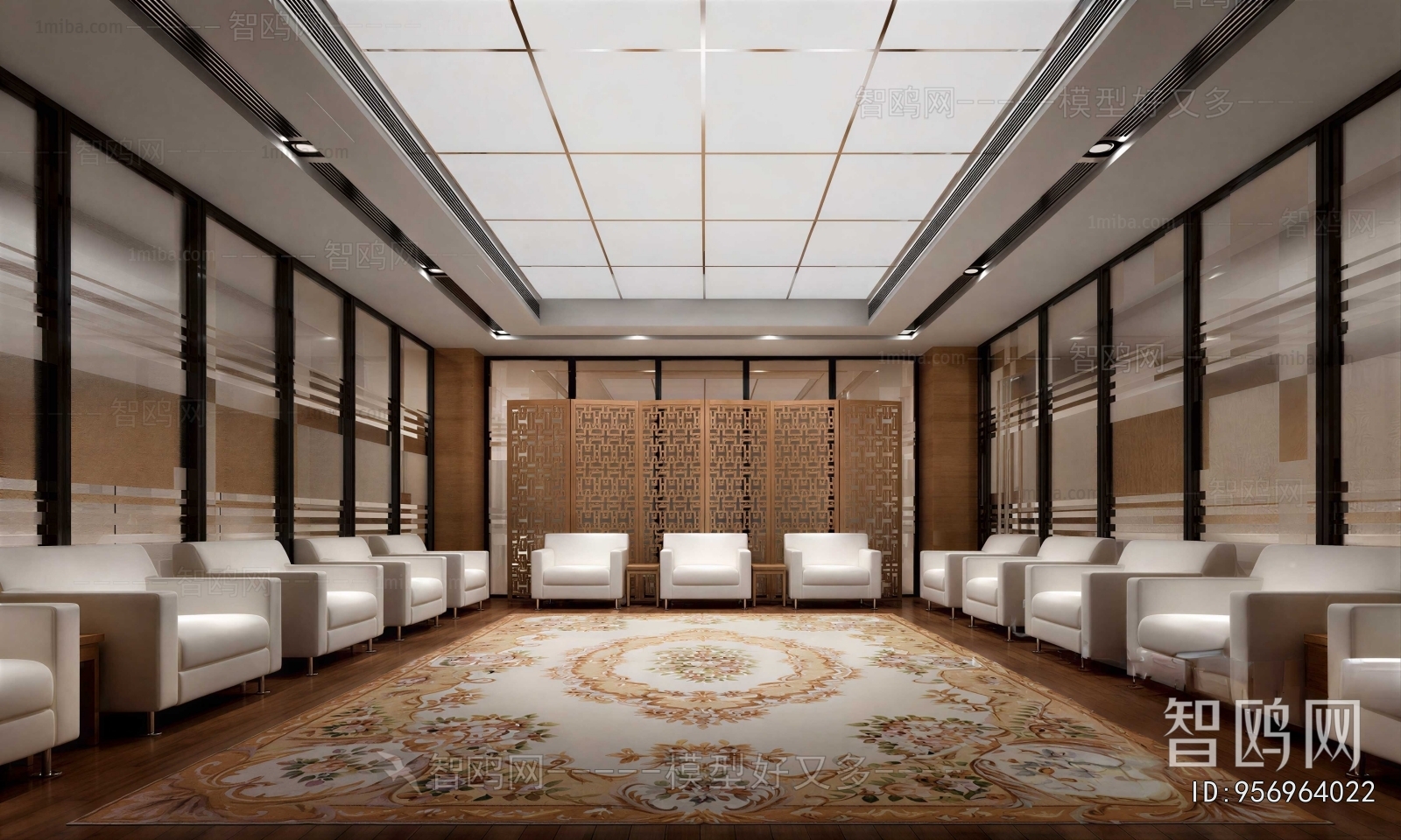 New Chinese Style Reception Room
