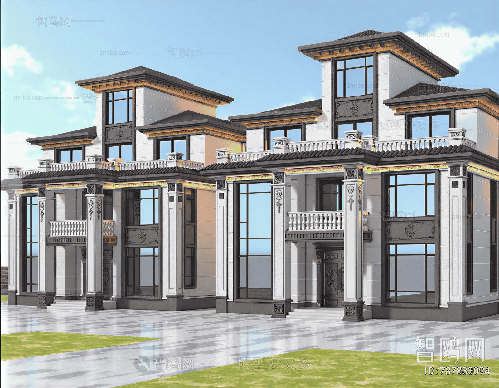 New Chinese Style Detached Villa