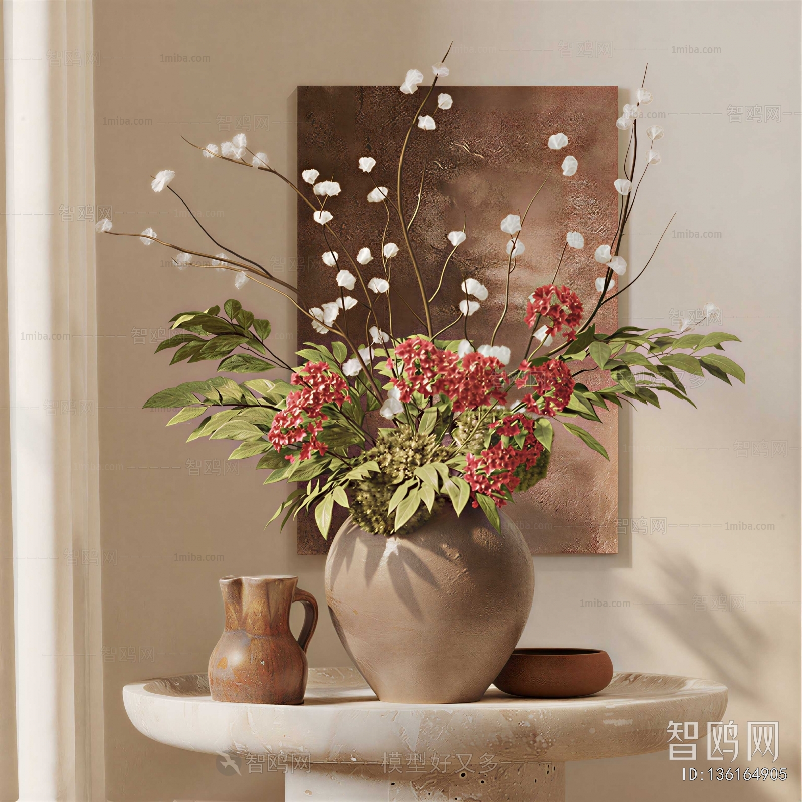Wabi-sabi Style Flower Arrangement