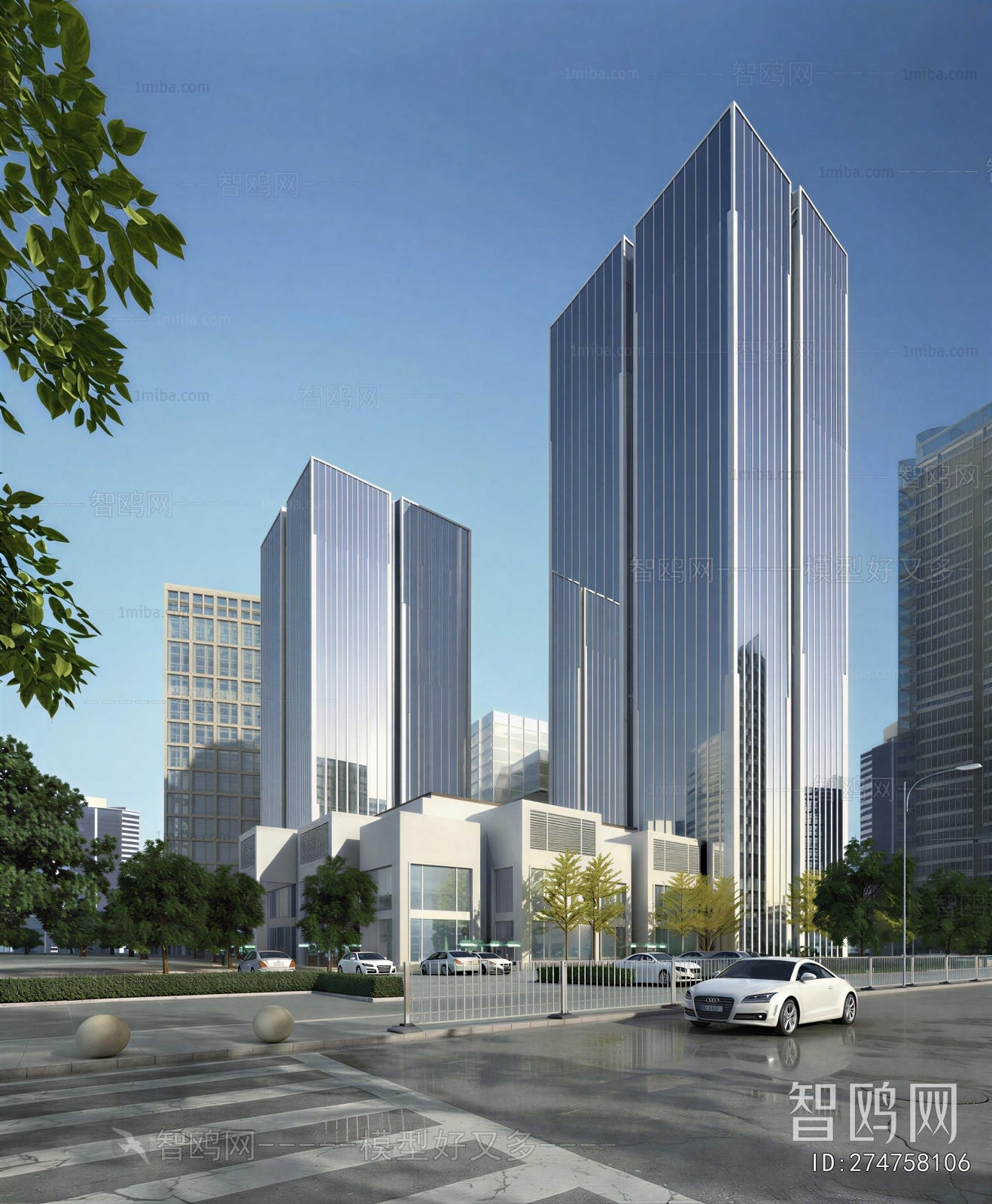 Modern Appearance Of Commercial Building