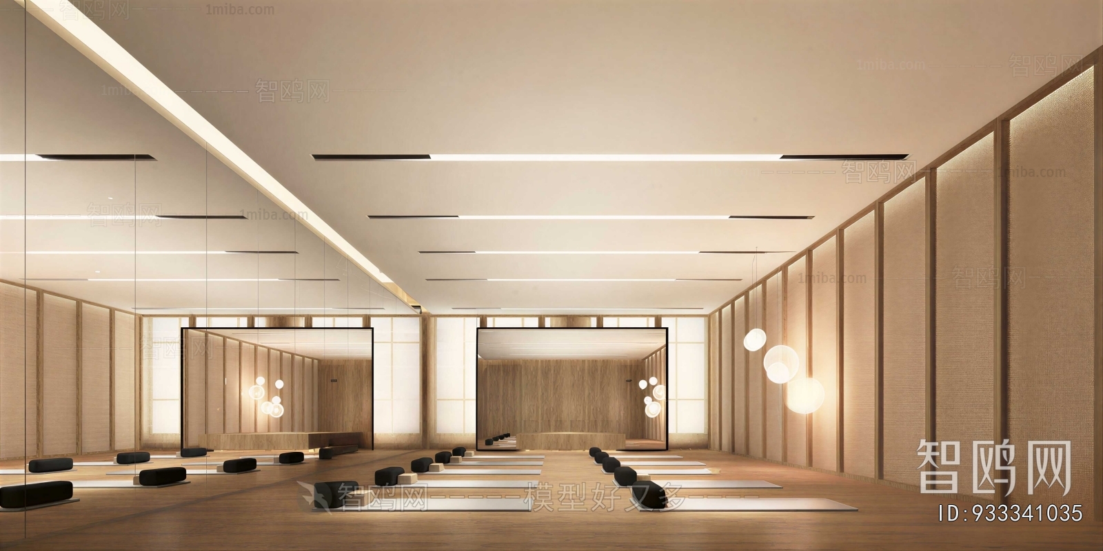 Modern Yoga Room