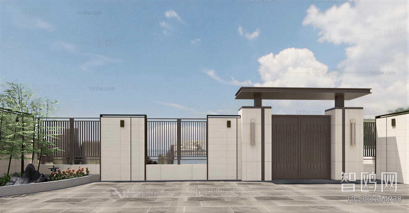 New Chinese Style Gate