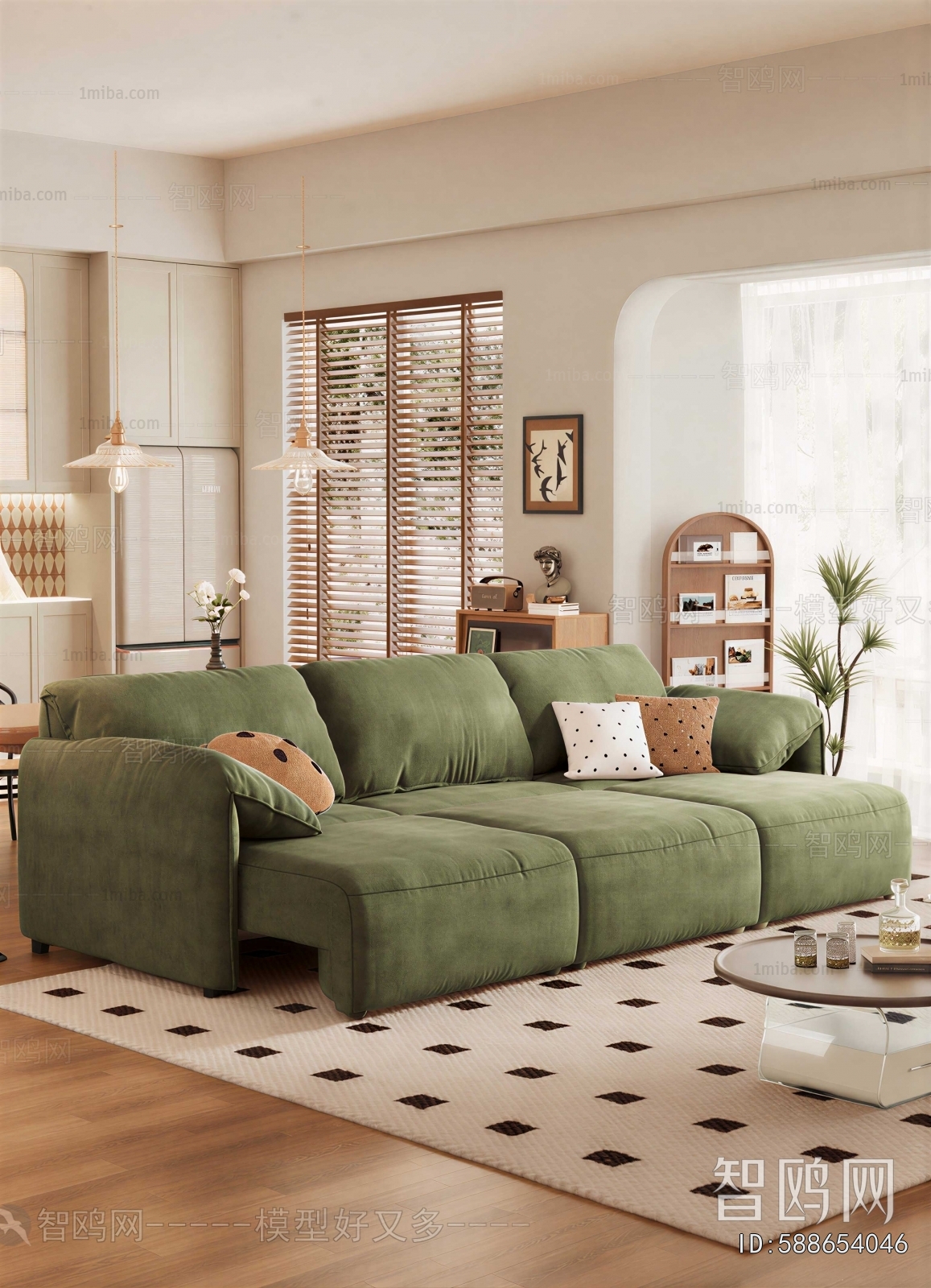 Modern Multi Person Sofa