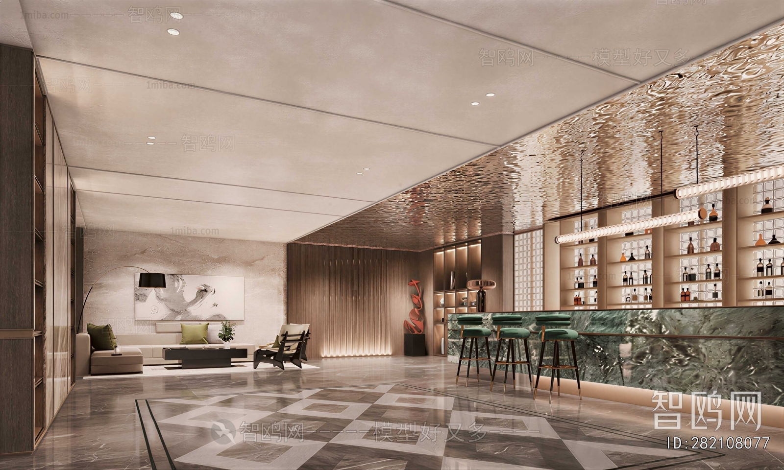 Modern Office Reception Desk
