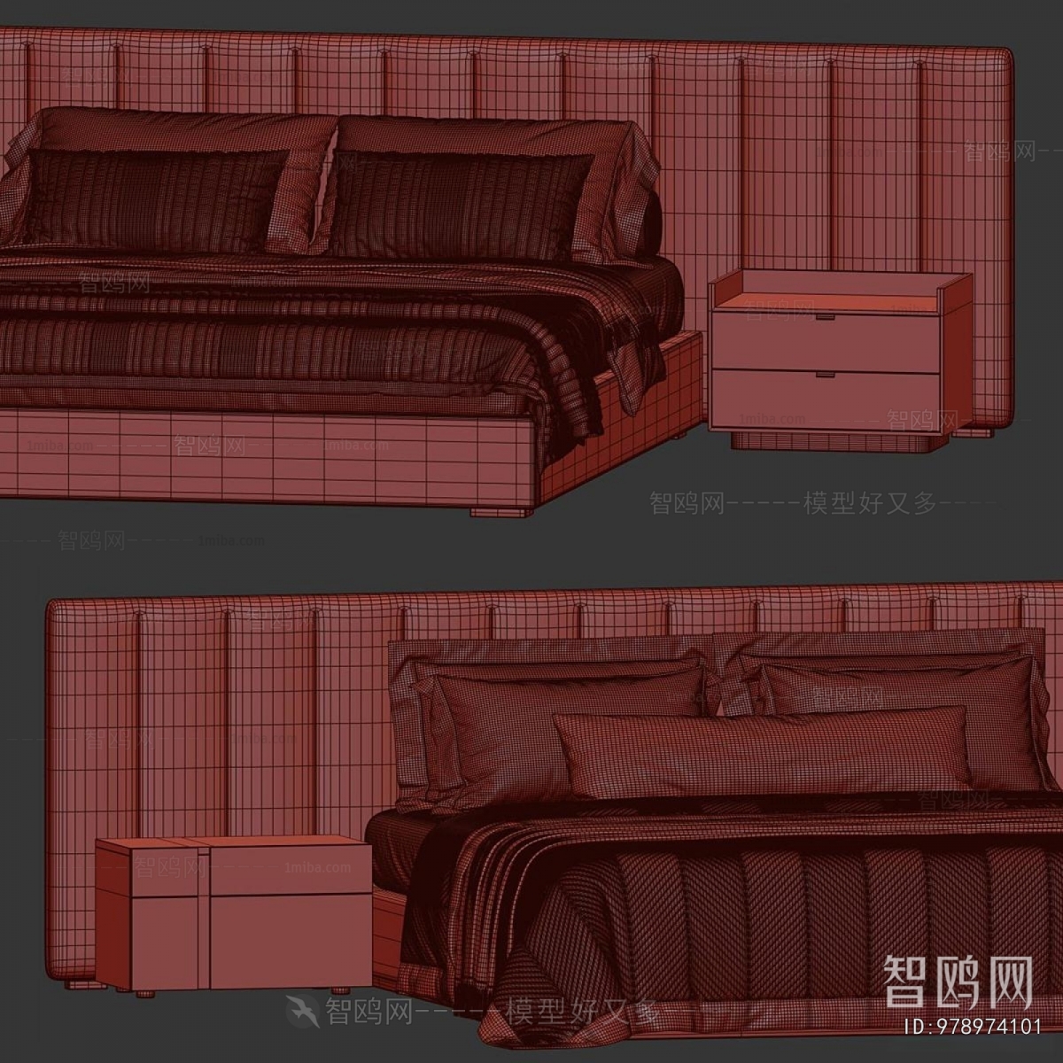 Modern Double Bed