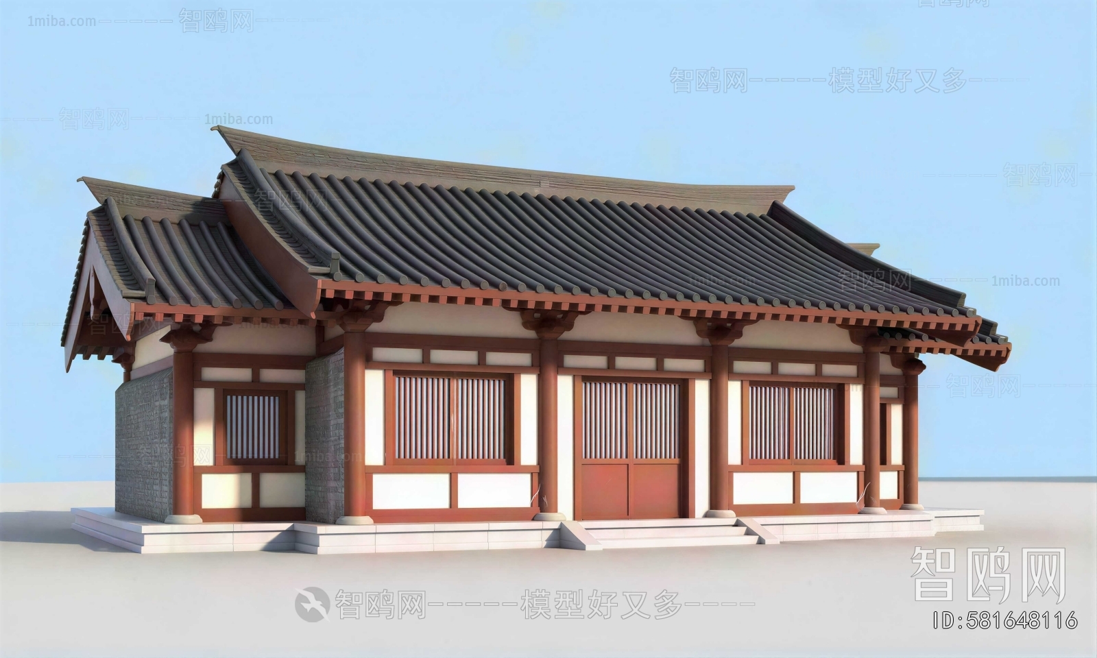 Chinese Style Ancient Architectural Buildings