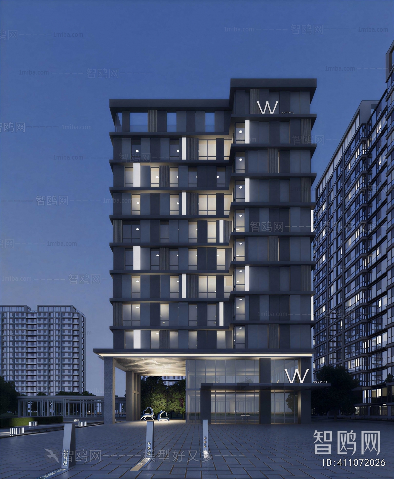 Modern Building Appearance