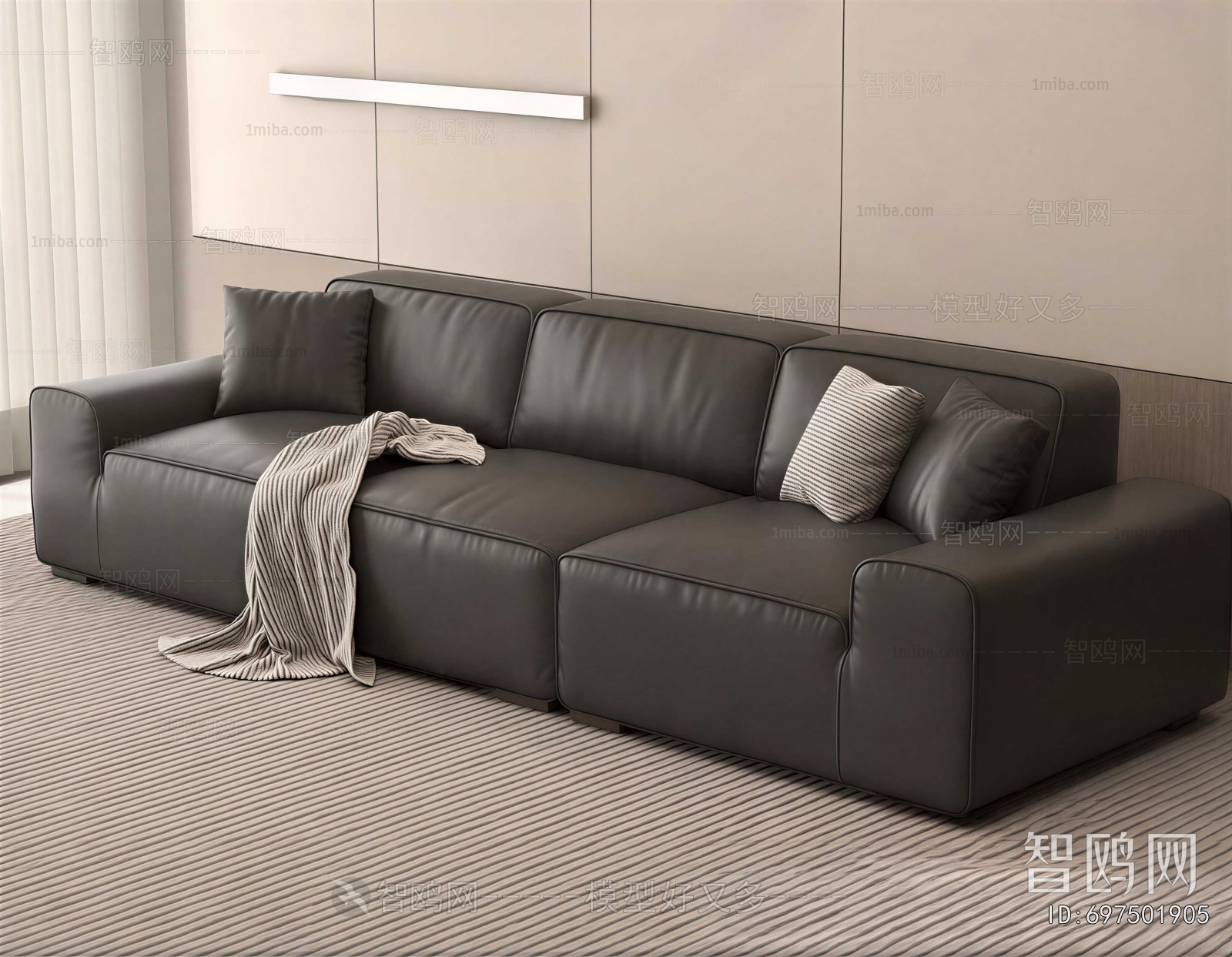 Modern Multi Person Sofa
