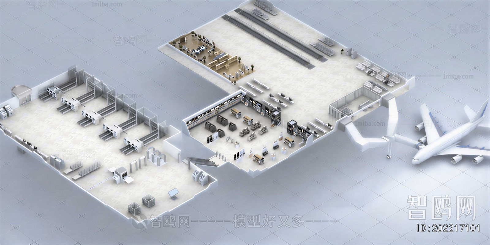 Modern Architectural Bird's-eye View Planning