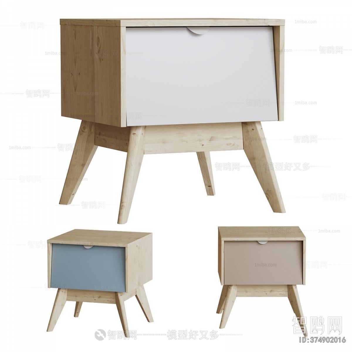 Modern Bedside Cupboard