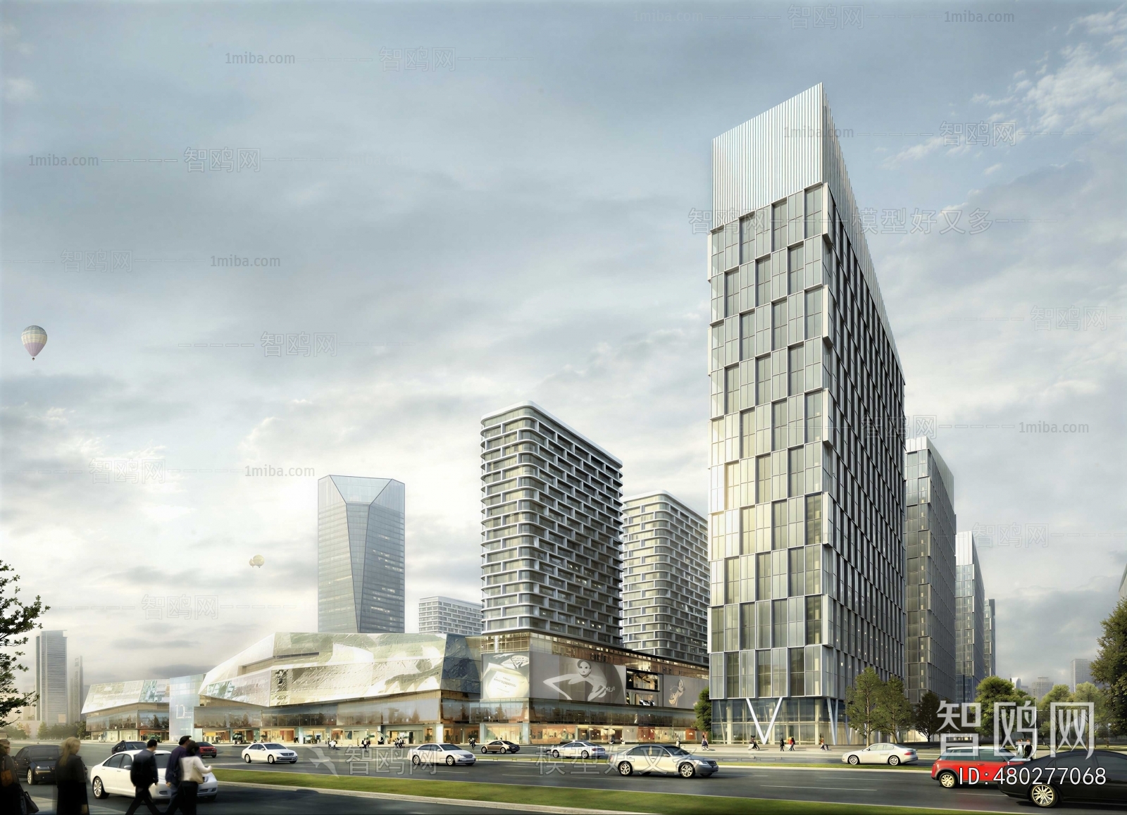 Modern Appearance Of Commercial Building