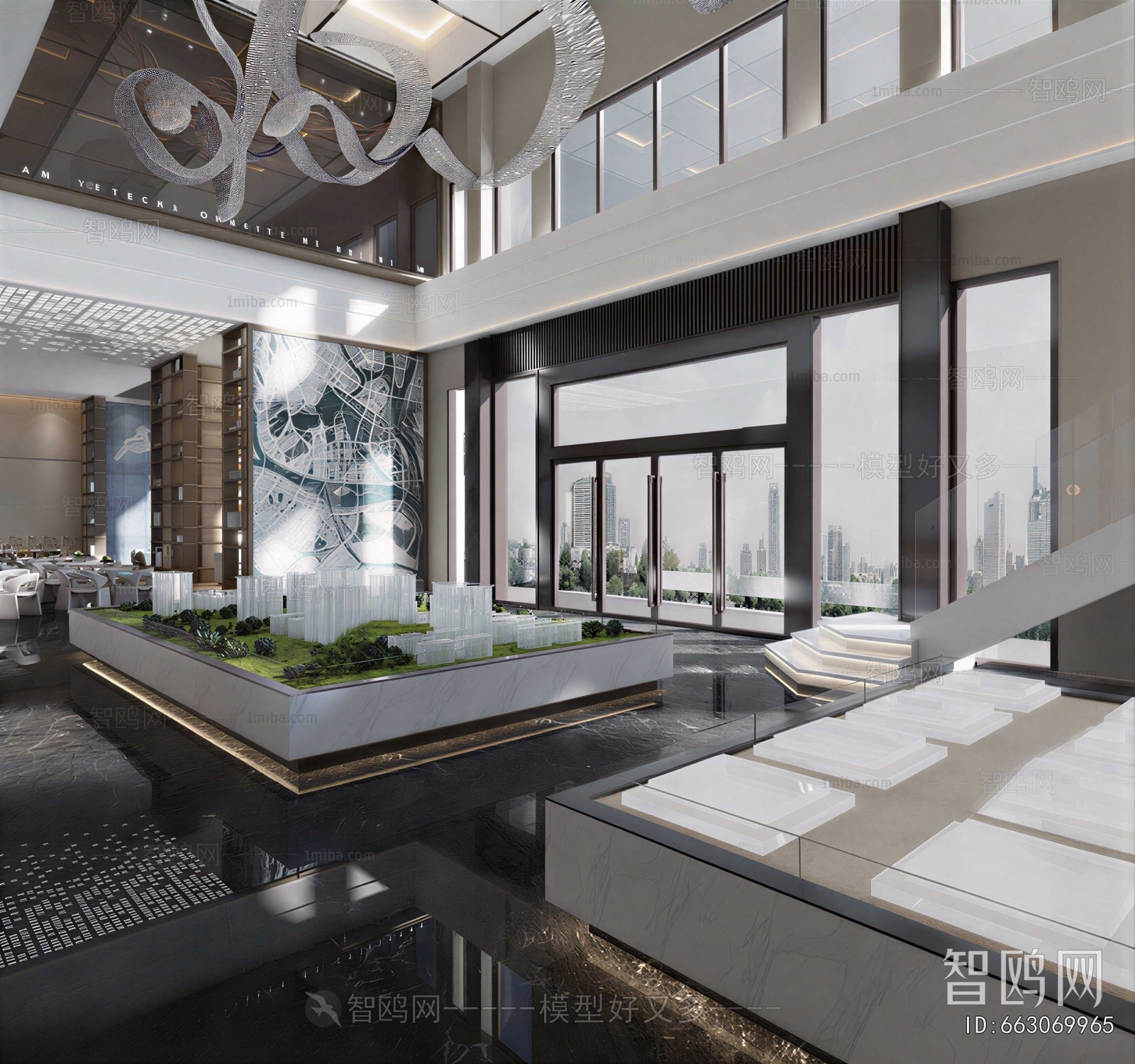 Modern Real Estate Sales Office