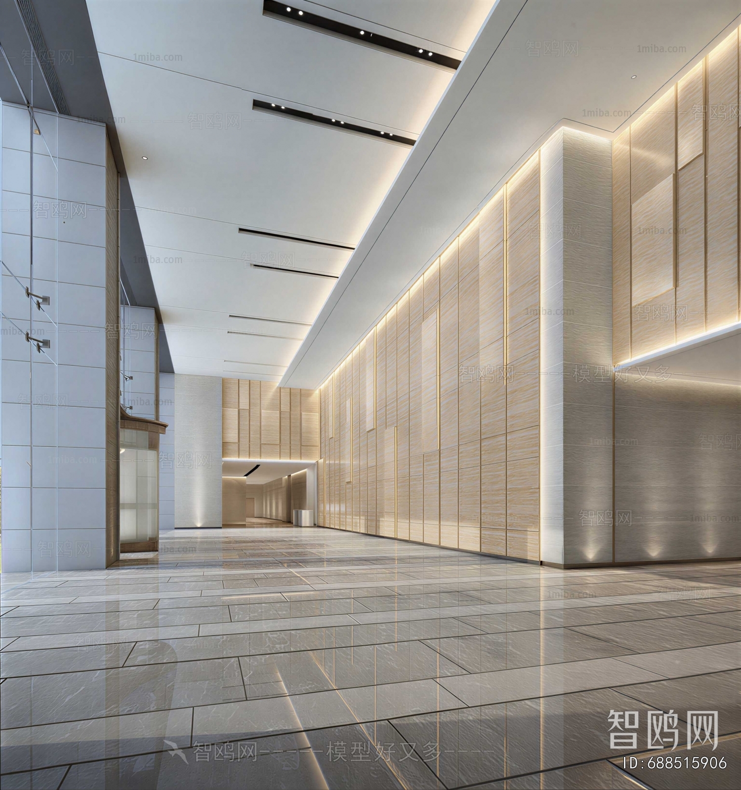 Modern Office Reception Desk
