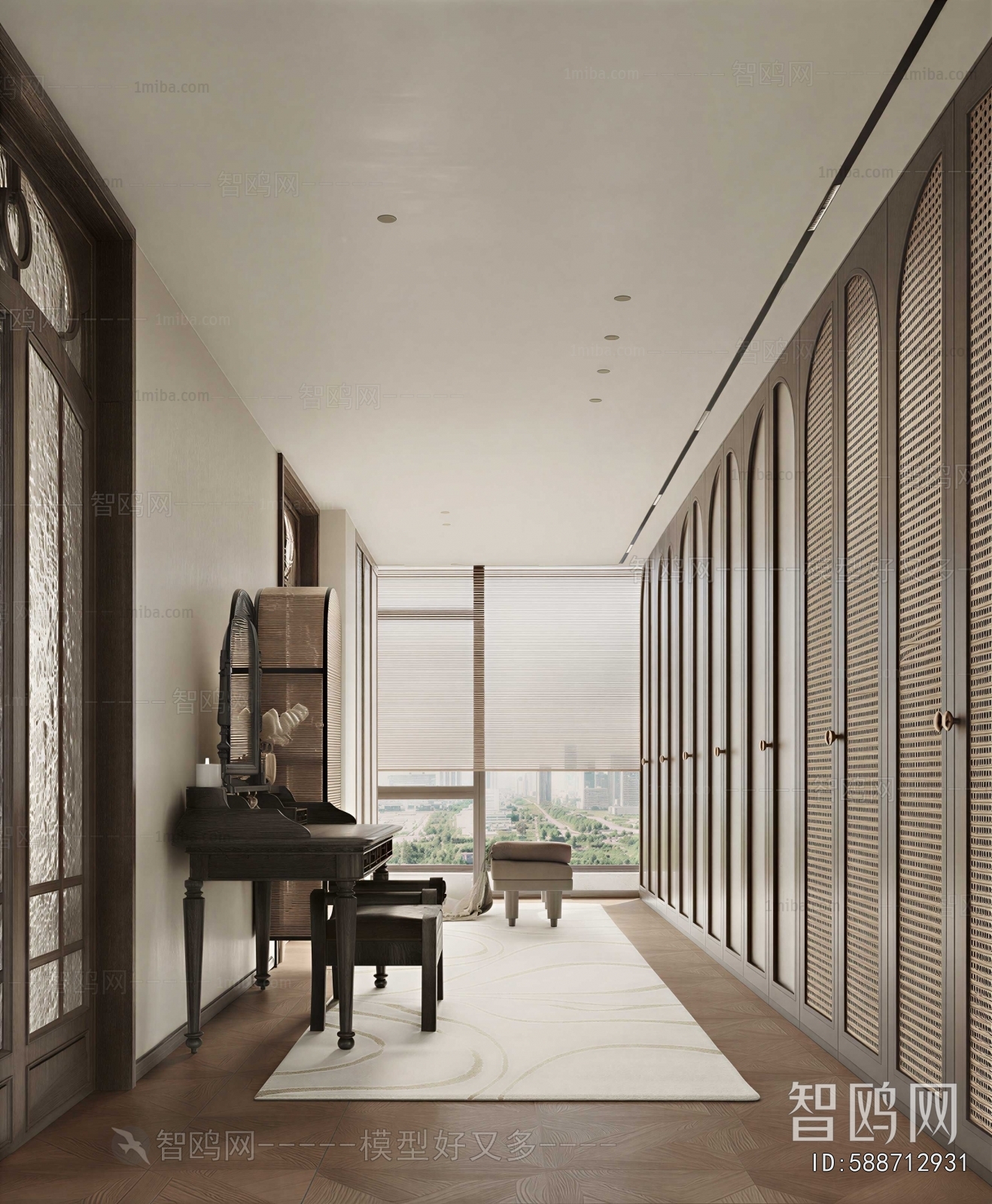 Modern Clothes Storage Area