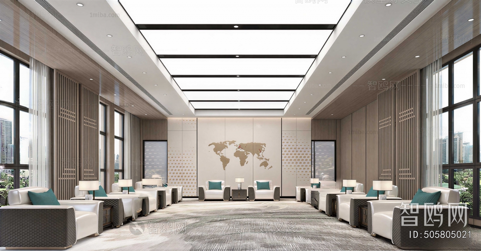 New Chinese Style Reception Room