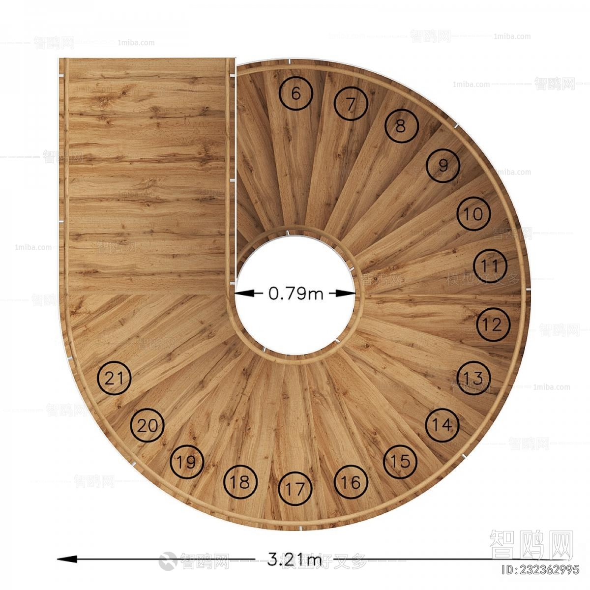 Modern Rotating Staircase