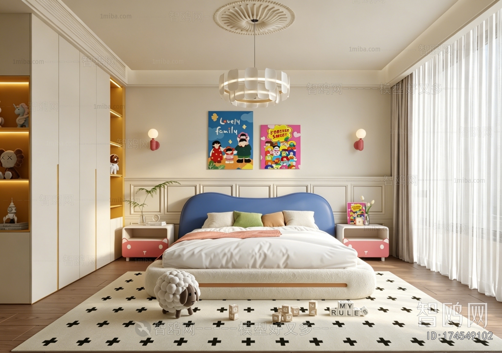 French Style Girl's Room Daughter's Room