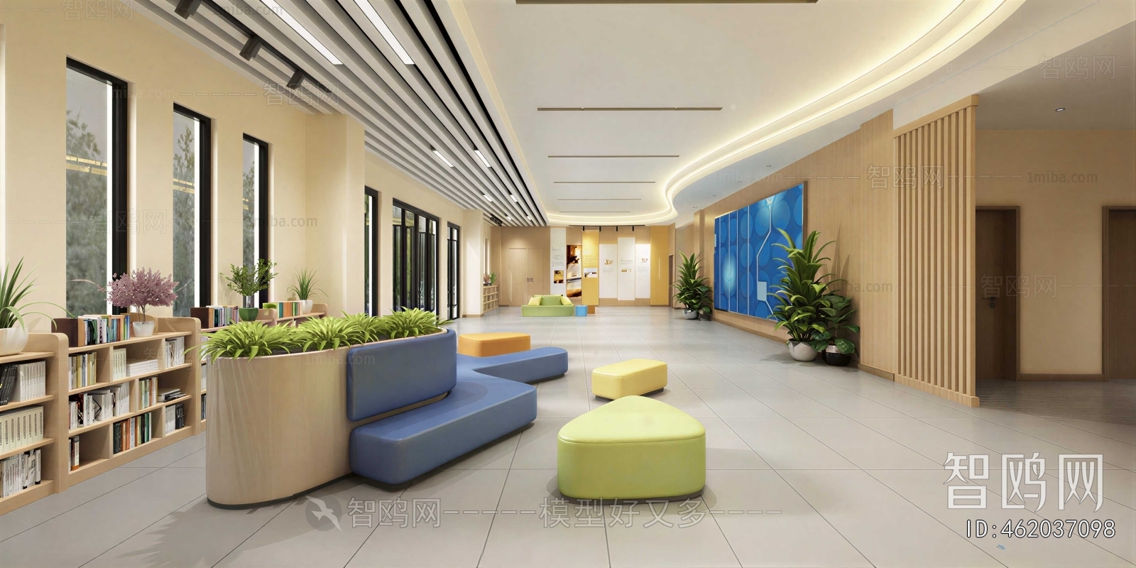 Modern Office Reception Desk