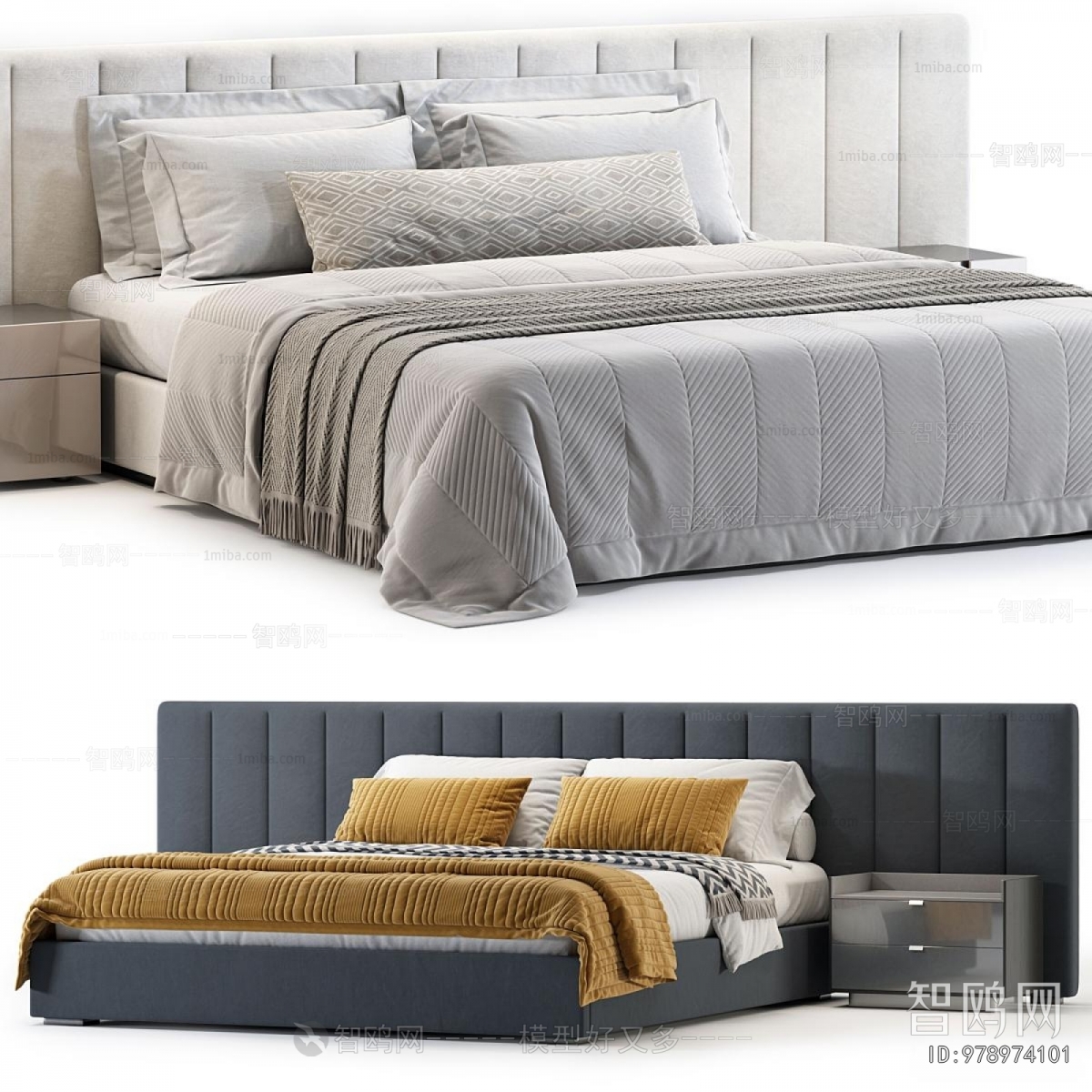 Modern Double Bed
